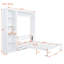 Grand lit escamotable polyvalent avec tablettes pour optimiser l'espace-501072137-501072139