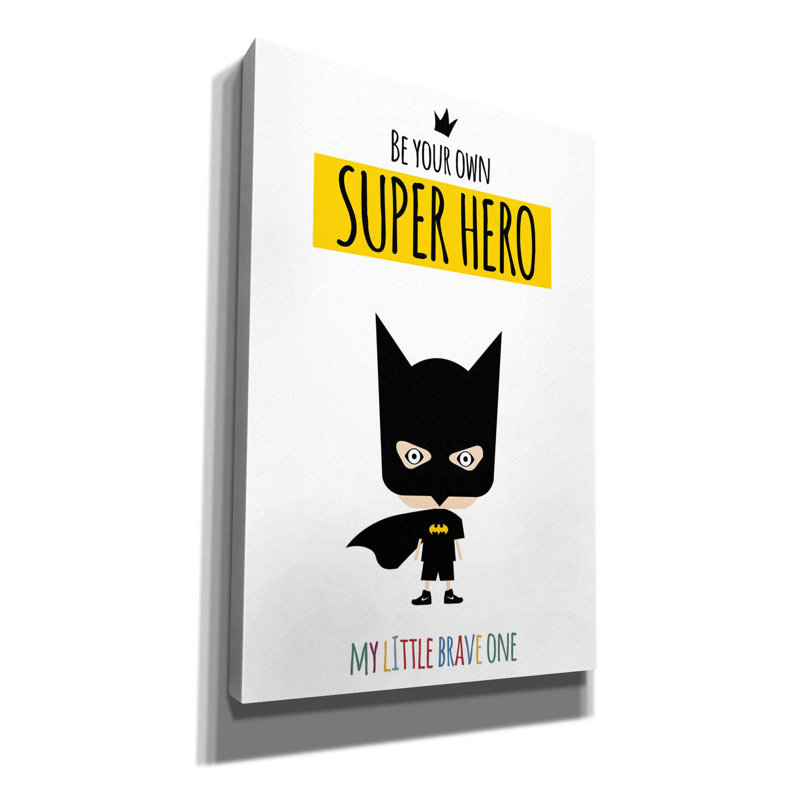 Epic Graffiti «Superhero One» par Ayse, H 18 po x l 12 po x P 0,75 po