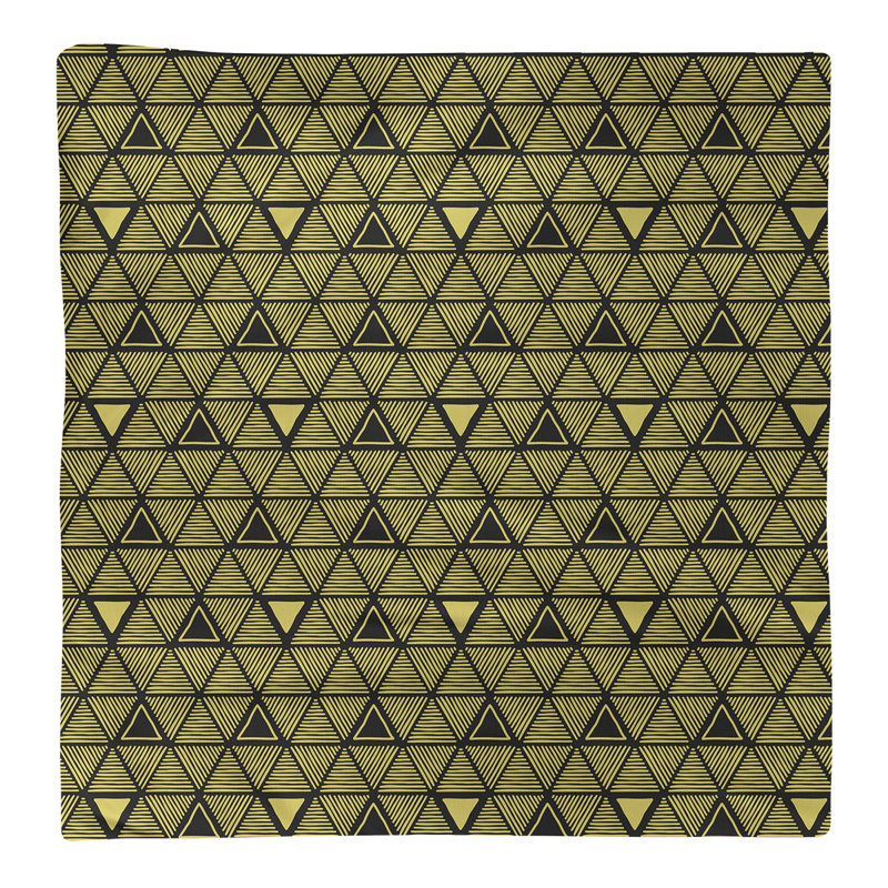 Jordao Cotton Abstract Square Napkin, Yellow, 0.1" H x 22" W x 22" D