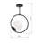 Metal Body Globe Semi Flush Mount