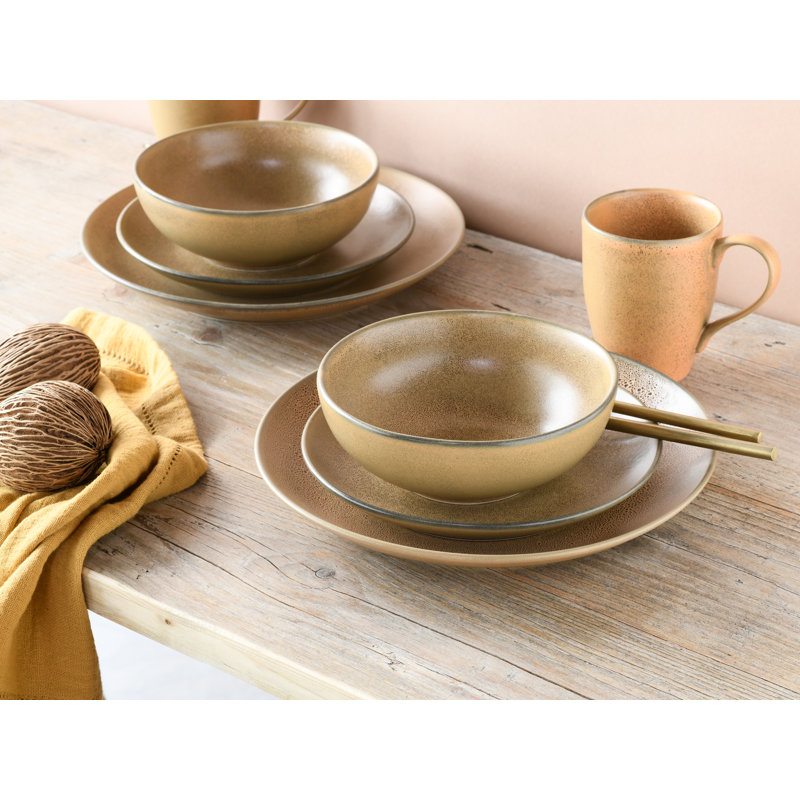 Sierra Nevada Piece Stoneware Dinnerware Set - Service for 2