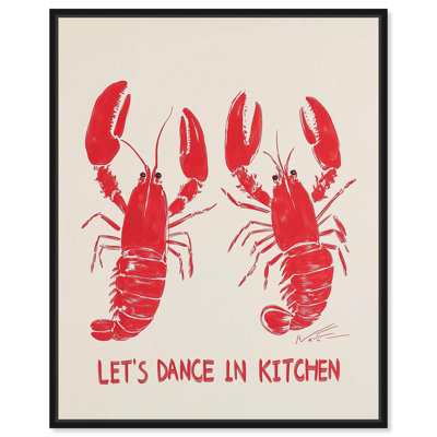 «Let's Dance In Kitchen Canvas» par Art Remedy
