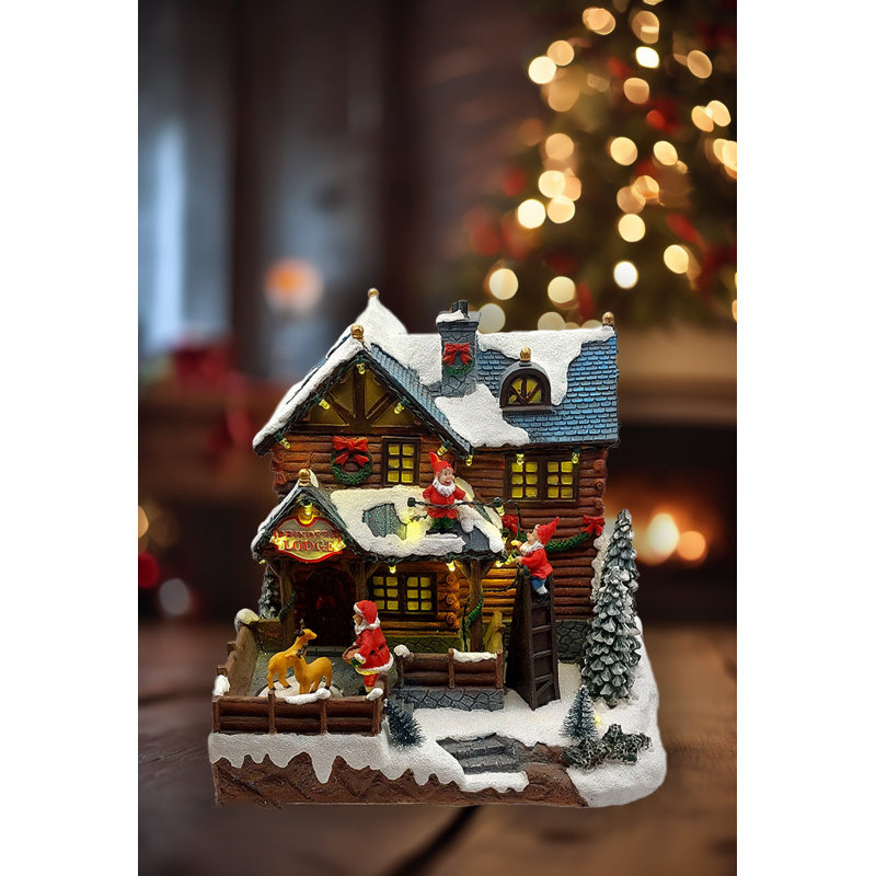 Santa's Lodge - Collection Christmas Village par F07N5-15