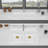 Quartz Kitchen Sink - 33" X 22" X 9.65" White Granite Composite Double Bowl  Workstation Topmount Drop-In Kitchen Sink-123477611