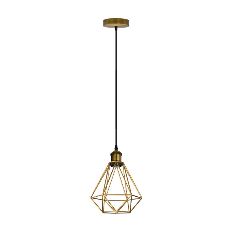Bratches 1 - Light Gold Single Pendant