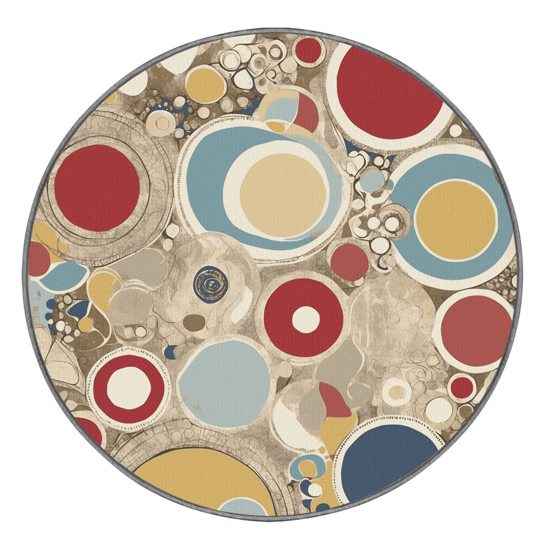 Dynamic Beam Rug, Round 6'