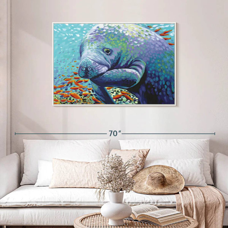 Sea Sweetheart II, Floating Frame White, 43" X 29"