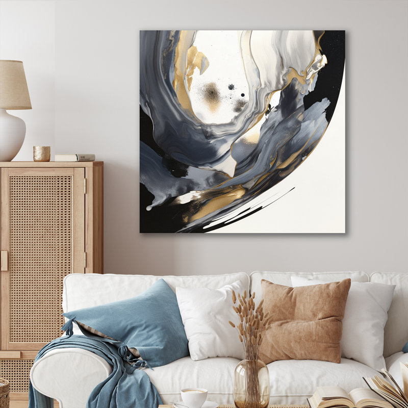 Glam Abstract Wall Decor, 36" H x 36" W x 1" D