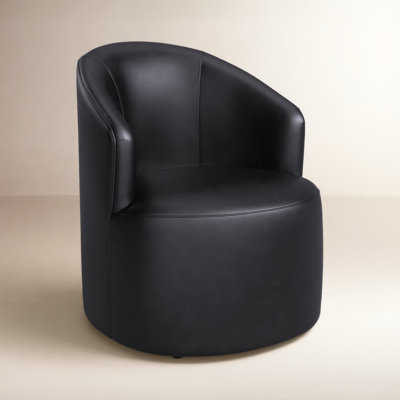 Deryn Upholstered Swivel Barrel Chair