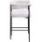 Malin Upholstered Counter Stool with Metal Frame-521541527