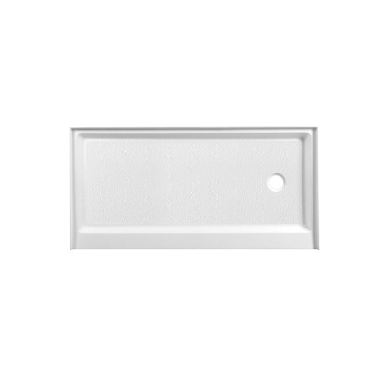 Laredo 60'' W 30'' D Rectangular Single Shower Base