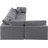 Ivalin 158 " Velvet L-Shaped Corner Sectional-87141448