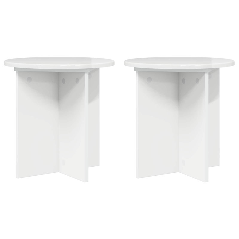 Plant Stand - Set of 2, High Gloss White