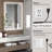 Led Bathroom Mirror with Lights，Anti-Fog, Dimmable, Backlit + Front Lit, lighted Vanity Mirror for Wall.-248609243
