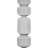 Glass Taper Candle Holder Modern Decorative Stacked Round Design Single Glass Candlestick for Mantel Table Centerpiece Minimalist Accent Home Decor Contemporary Sculptural Candle Holder.-106710718-106710715