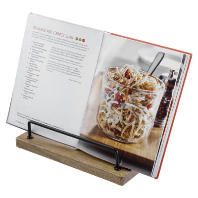 Acacia Wood Counter Top Book Stand