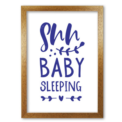 Shh Baby Sleeping - Print