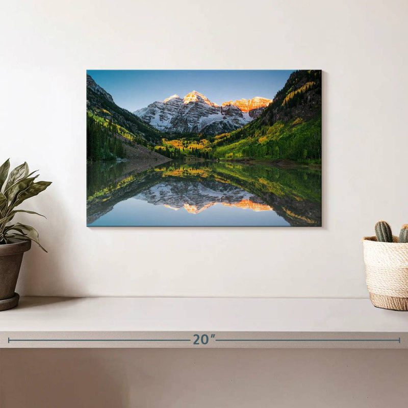 Alvord Maroon Bells Lake Sunshine, H 8 po x l 12 po