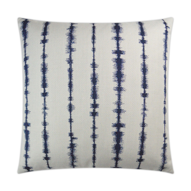 Shinto Striped Outdoor Reversible Throw Pillow, Square 22"