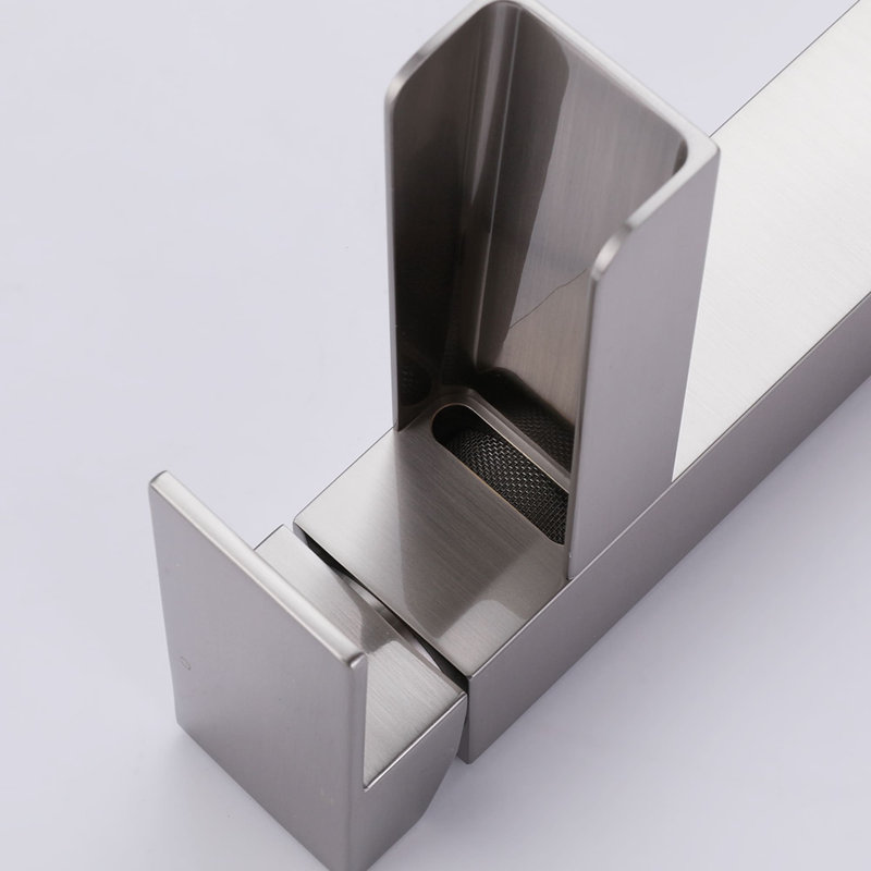 Robinet de salle de bain vasque, Nickel brossé