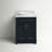 Freshford 25'' Single Bathroom Vanity with Carrara Marble Top