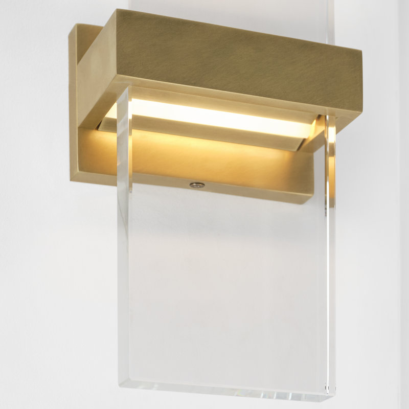 Flyta 1 - Light LED Flush Mounted Sconce, Clear