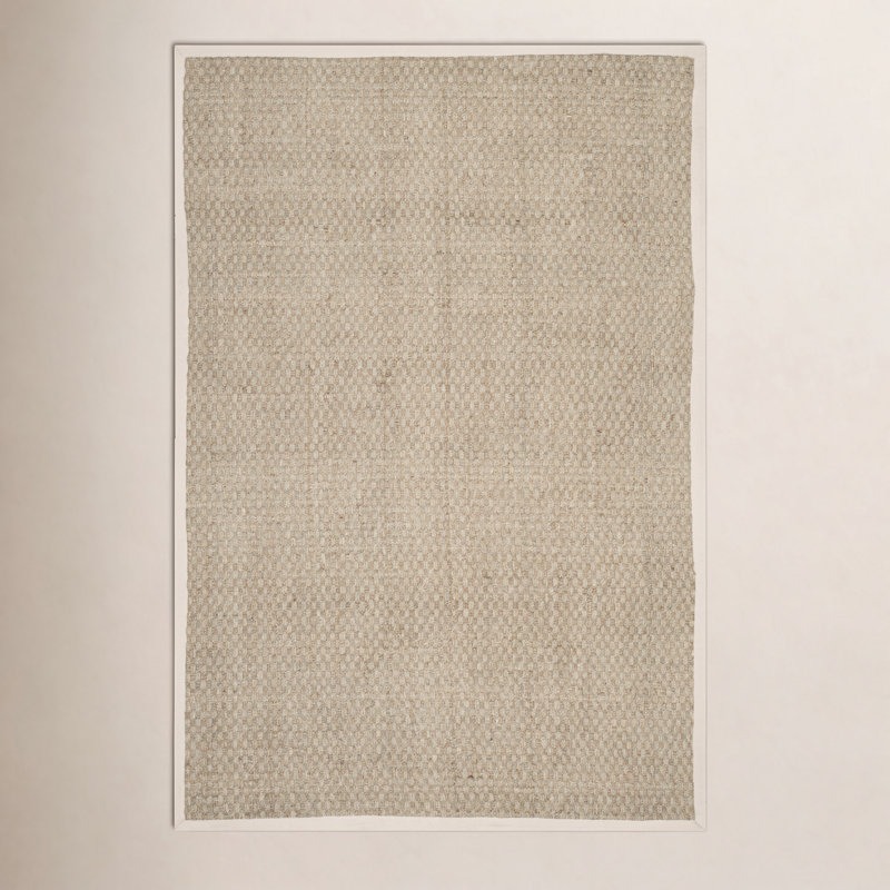Dollard Natural Fiber Seagrass Rug, Round 10'
