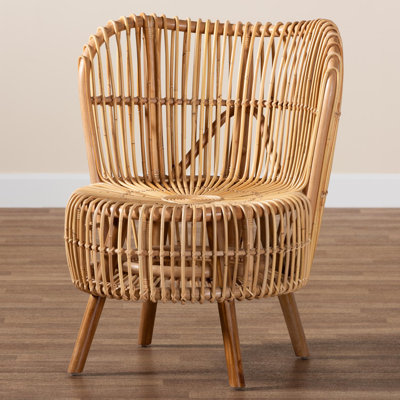 Bekzod 26" Wide Rattan Lounge Chair