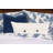 Blue Lagoon Tropical Cotton Baffle Box Stitch Floral Duvet Cover & Insert-316587819