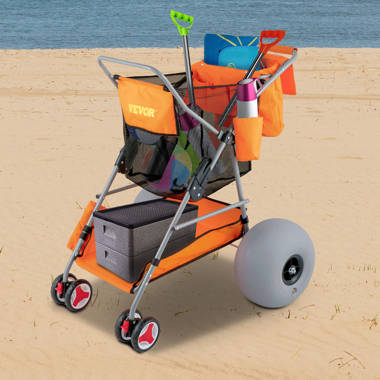 WheelEEZ Folding Beach Cart Review: Pricey But Durable