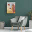 Art mural sur toile tendue - "Elouise" Rita Kirkman pour décoration de salon, de chambre à coucher ou de bureau - 35 x 47