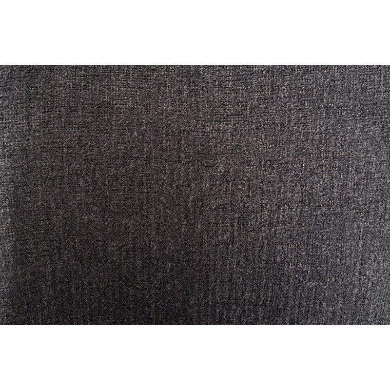 Fauteuil à oreilles, Mélange de polyester gris foncé