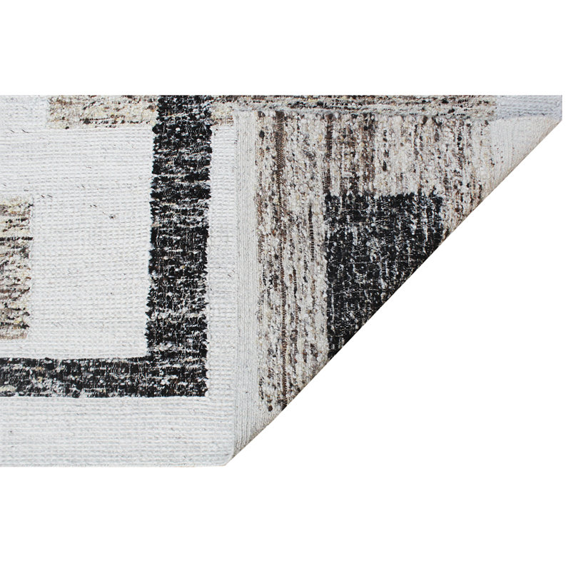 ANFL7399AIVBR Wool Area Rug, Rectangle 9' x 12'