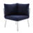 Modway Riverside 3 Piece Outdoor Patio Aluminum Sectional Sofa Set-1428265265