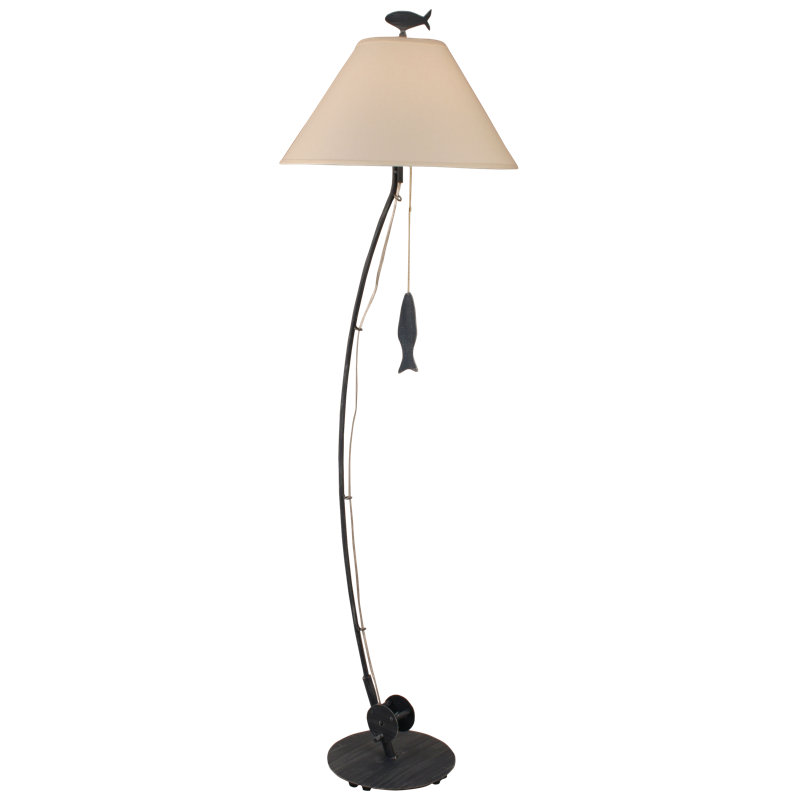 Armijo 62'' Black Traditional Floor Lamp