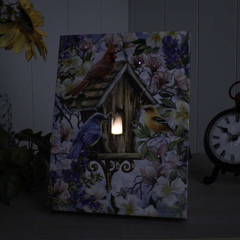 Spring Awakens 8x6 Lighted Tabletop Canvas