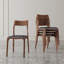 Ensemble de 2 chaises de salle à manger noires