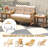 Outdoor Square Teak Wood End Table Coffee Table for Porch Deck Garden Patio-2135339606