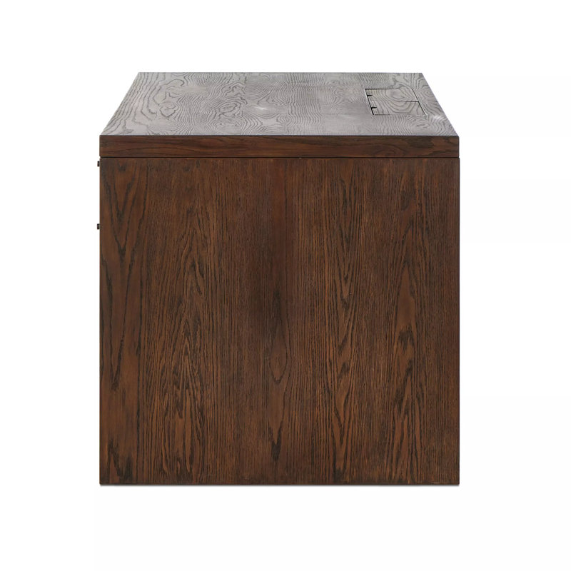 Torrington Executive Desk, Umber Oak