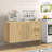 Storage Cabinet With 3 Drawers & Double Doors, Kitchen Buffet Sideboard Cabinet,Wood Storage Organizer For Kitchen, Living Room, Dining Room, Brown-667351766