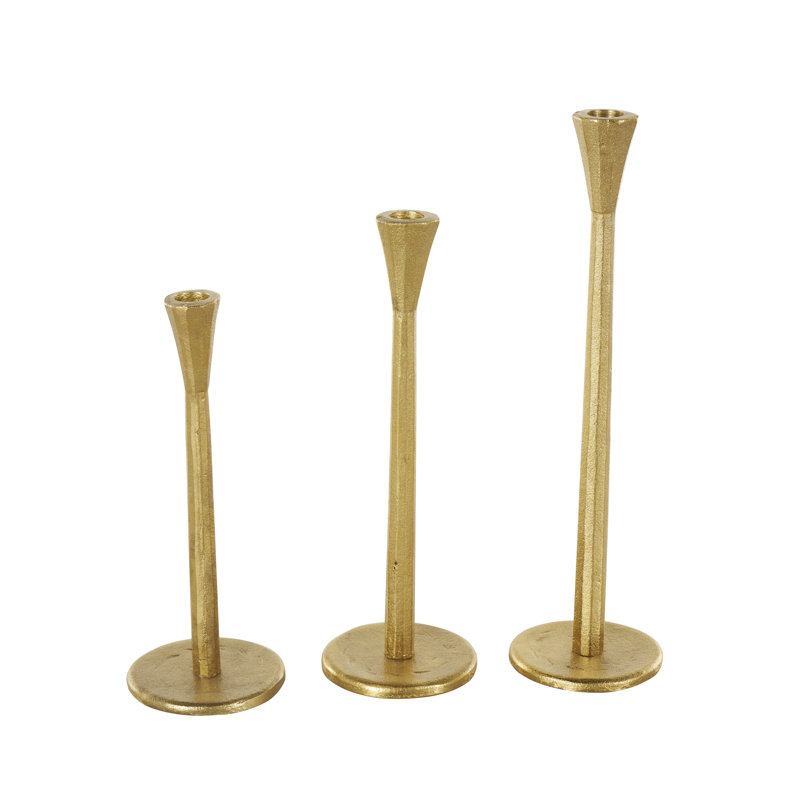 14.35'' H Aluminum Tabletop Candlestick