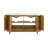 Luna Reeded 72" Double Bathroom Vanity With White Quartz Countertop-121423148