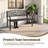 Duval Iron Outdoor Bench