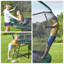 Songmics 111.6cm Round Backyard Trampoline with Safety Enclosure-56459788