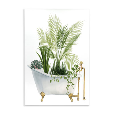 "Diverses plantes vertes", art mural sur plaque par Grace Popp