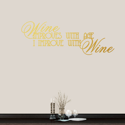 Décalcomanie murale à vin