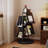 Black Modern Iron Rotating Bookshelf-441403301