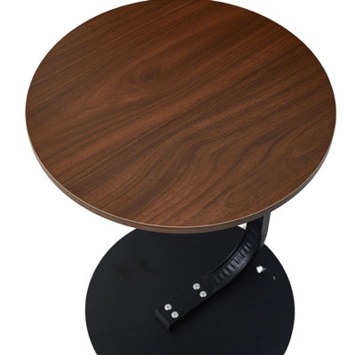 Tray Top Pedestal End Table