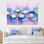 Blanc, rose, marbré, huîtres IV - ensemble de reproductions d'art de coquillages