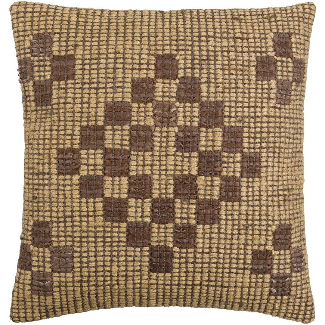 Twareg Jute Throw Square Pillow Cover Livabliss 